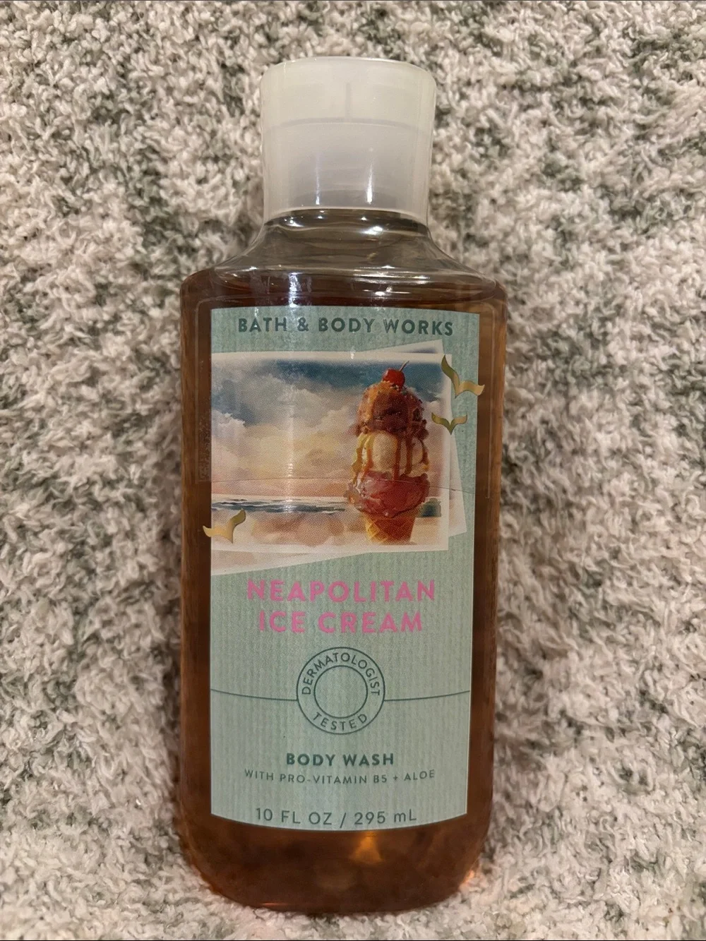 Bath & Body Works Neapolitan Ice Cream Scented Body Wash NWT 10oz